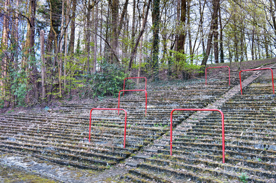 Part of the abandoned Cathrin park stadium, Glasgow!! 