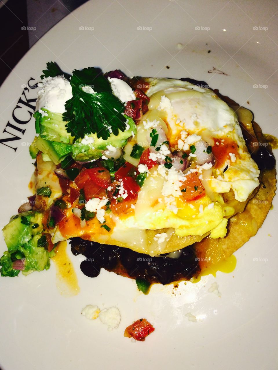 Juevos Rancheros at Nick's . Met up with two girlfriends that I haven't seen in years at Nick's in Manhattan Beach. It was delicious. 