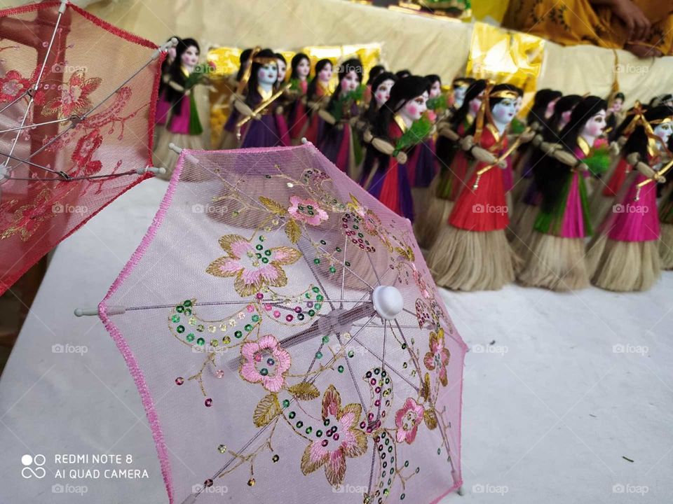 Ghoomar or Ghumar is a traditional folk dance of Rajasthan. It was Bhil tribe who performed it to worship Goddess Sarasvati which was later embraced by other Rajasthani communities. The dance is chiefly performed by veiled women who wear flowing dres