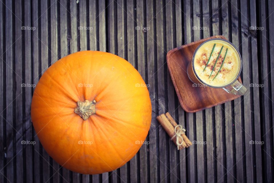 Warming pumpkin soup