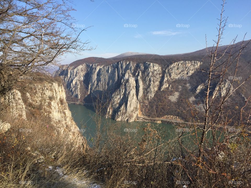 Danube River-Dubova Romania
