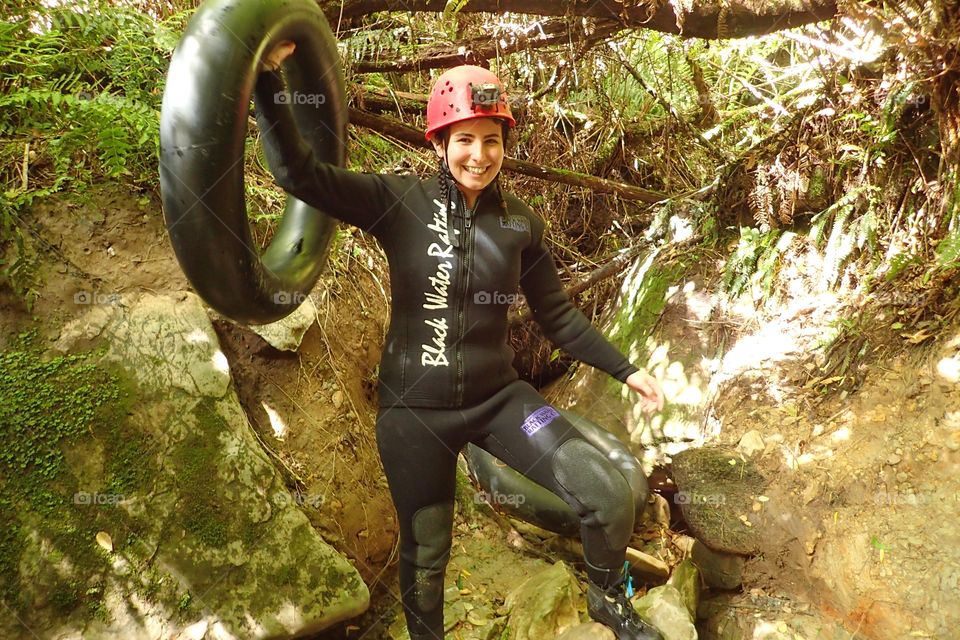 Tubing in the caves 