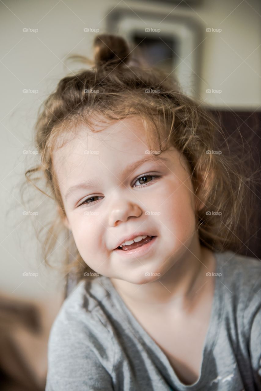 Portrait of smiling girl