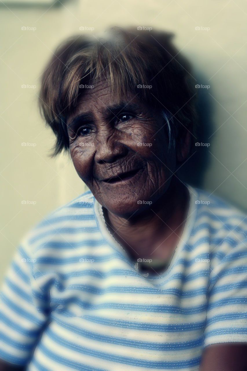 Old lady beggar