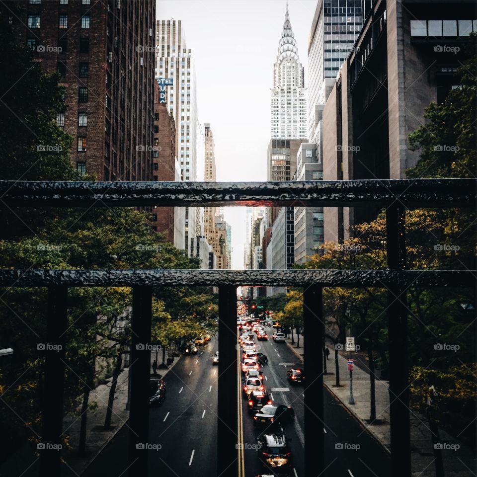 A summer day in New York.