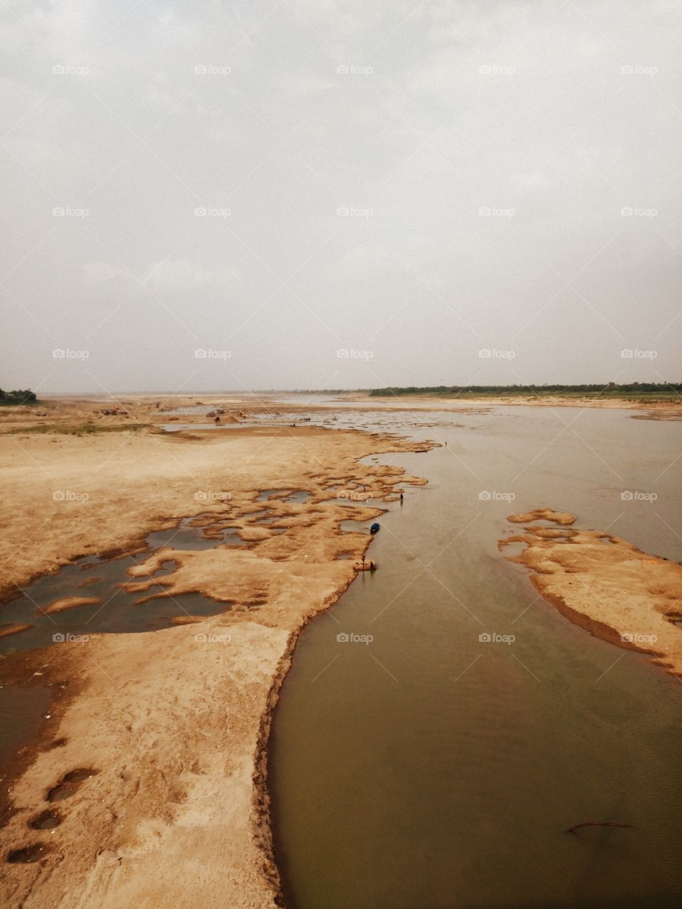 desert with river. while on train going to patna I see that nd take that nd its seems
 like this
