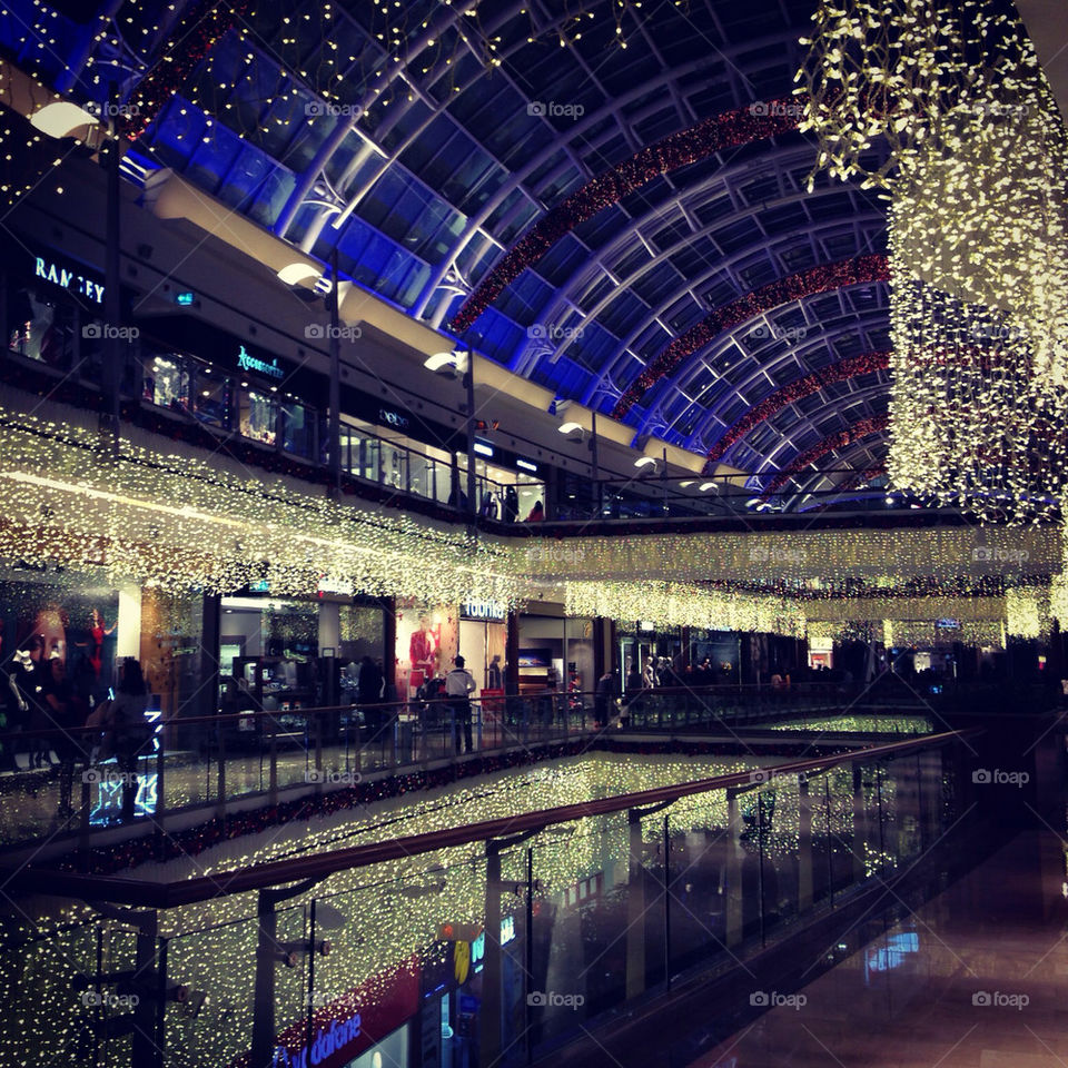 istanbul christmas mall lighting by elfa