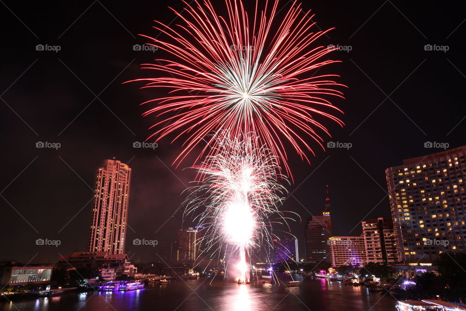 Bangkok’s New Year fireworks