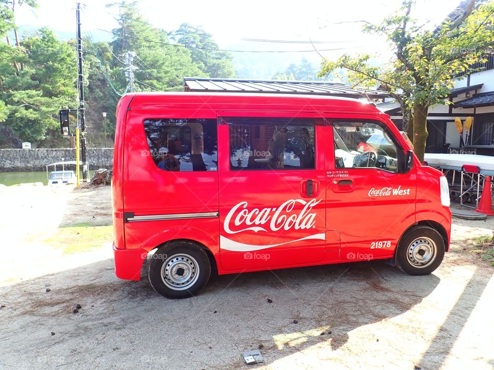 Coca Cola van