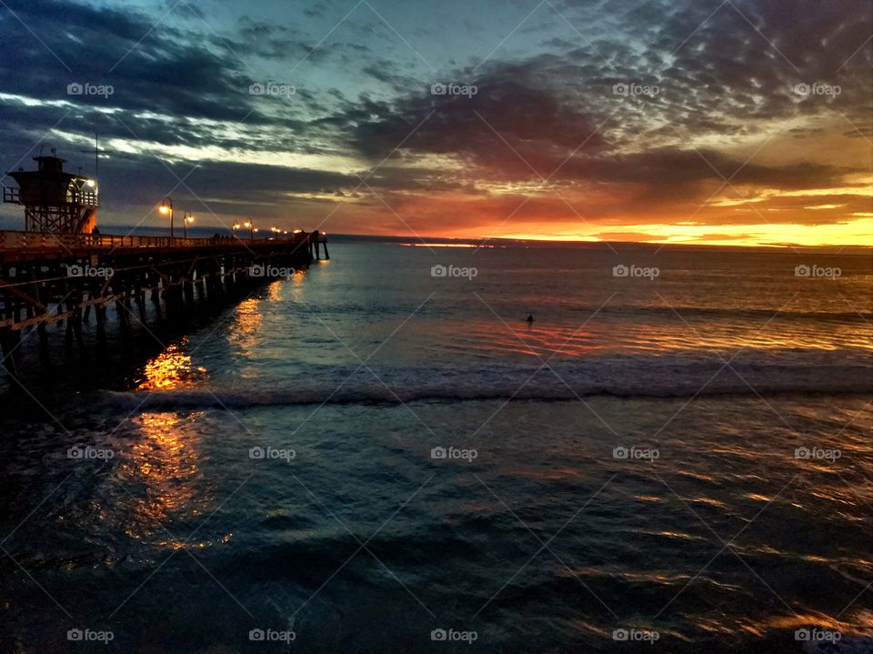 San Clemente Pier Sunset 