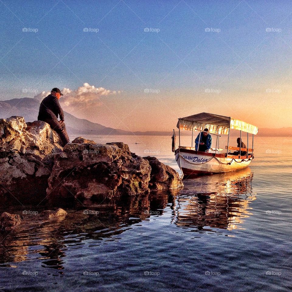 Chilling in Ohrid Macedonia 
This captures the peaceful  atmosphere by Lake Ohrid, Macedonia 