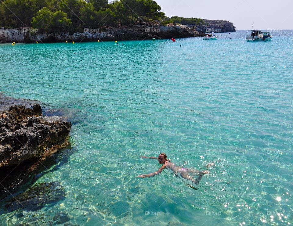 Swimming on the Balearic Islands 