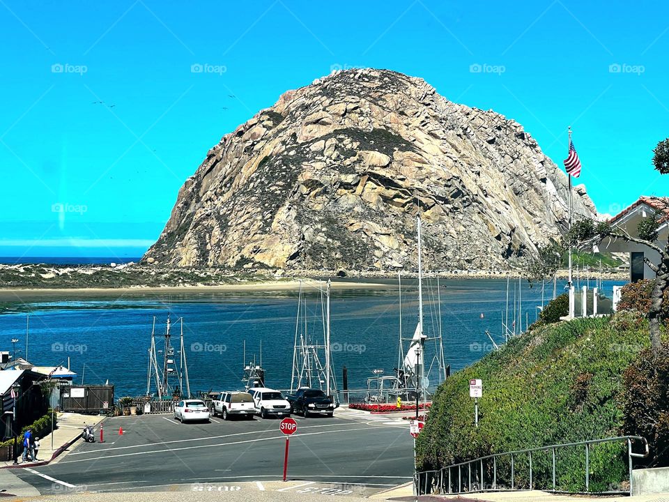 The dome of Morro Bay. Just off the Highway 1. I was fascinated by what could have happened to make such a unique formation in such a location.