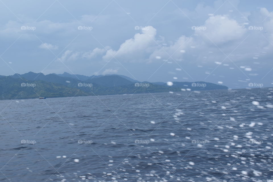 panorama at the beach