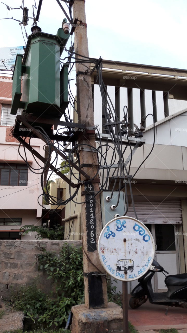 cable wire wrapped danger