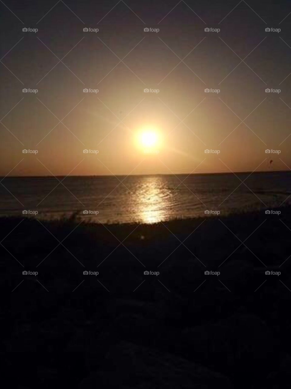 Sunset at Lake Hefner