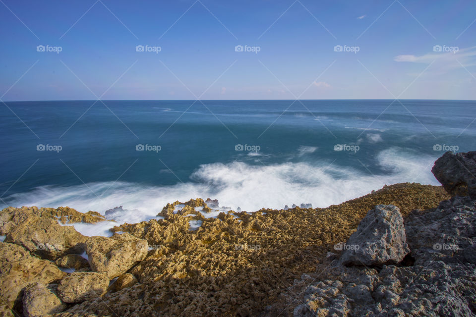 panorama at the beach