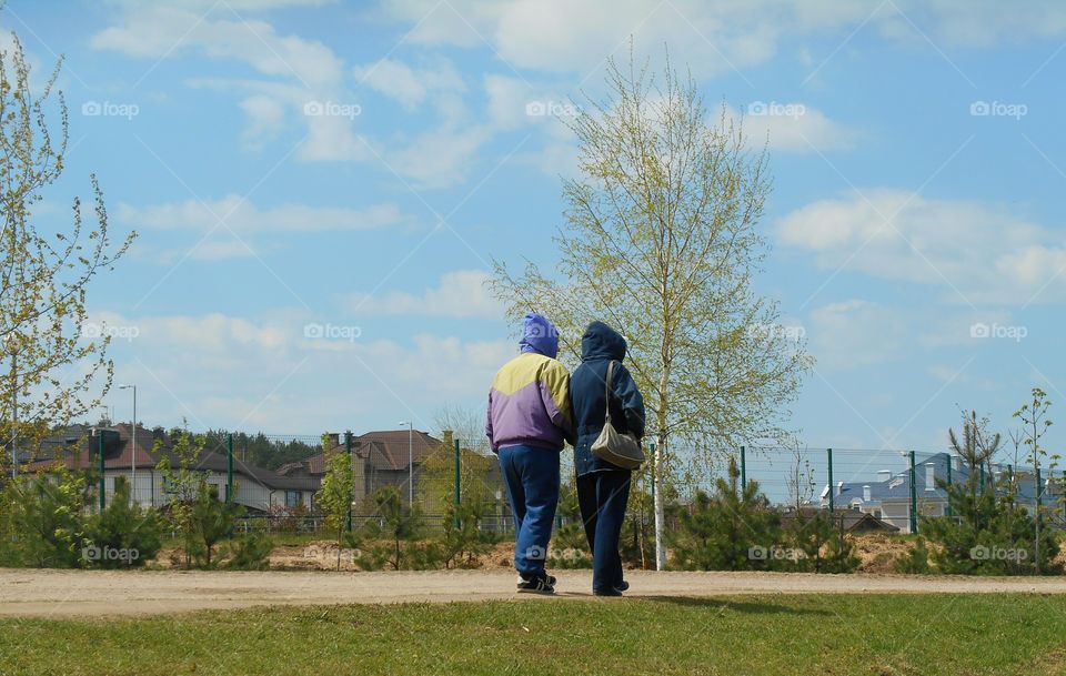 Landscape, Tree, People, Adult, Man