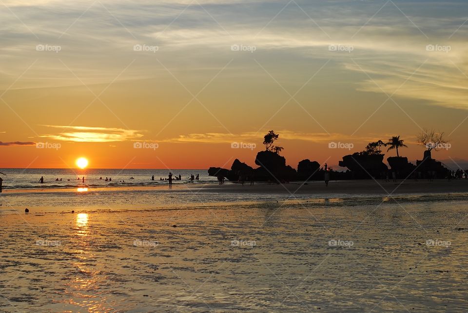 Sunset in Boracay, Philippines 