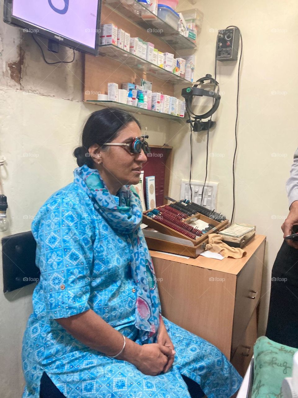 the vision of your eyes depending on your lenses that are next to you in a beautiful tray