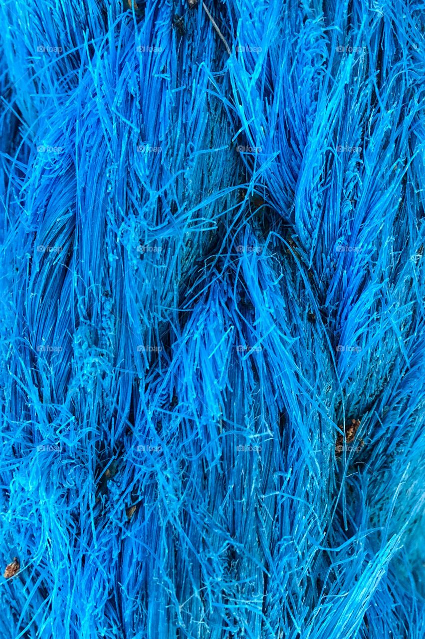 Blue rope texture