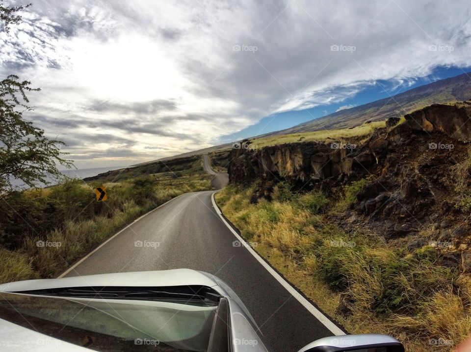 Riding back to Home from Hana