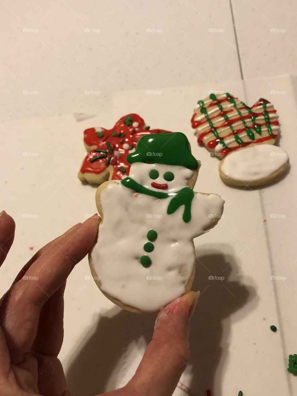 Christmas cookie for Santa 
