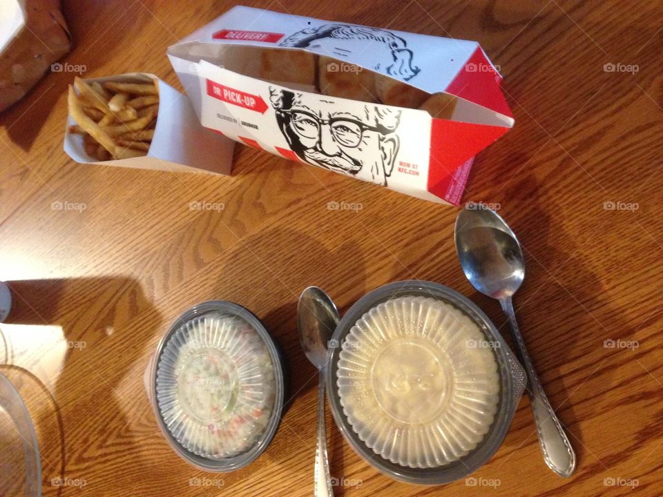 KFC for dinner 