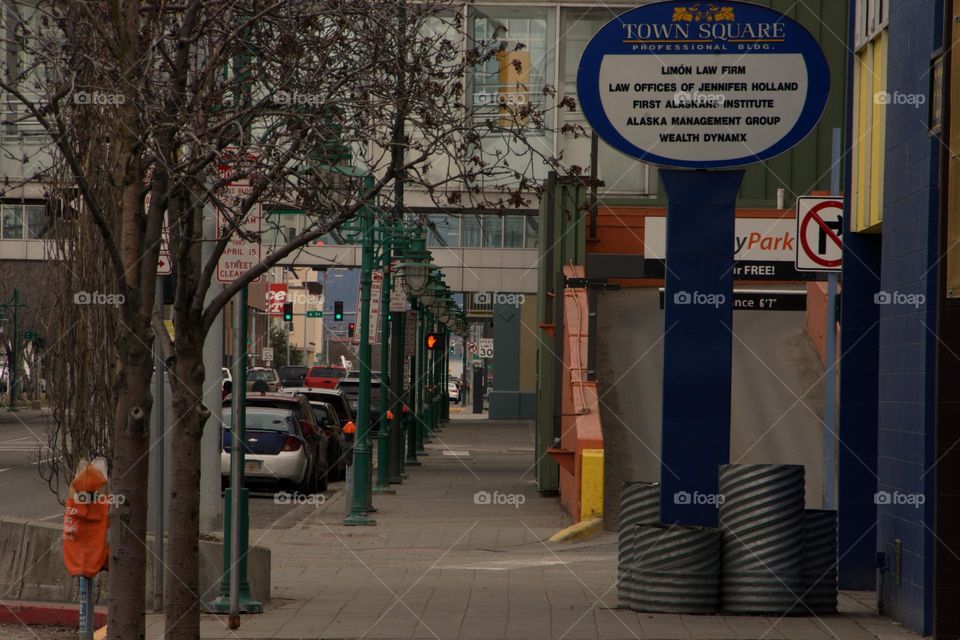 sidewalk in Anchorage