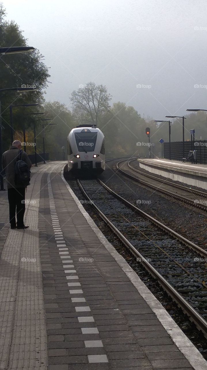 train station early in the morning