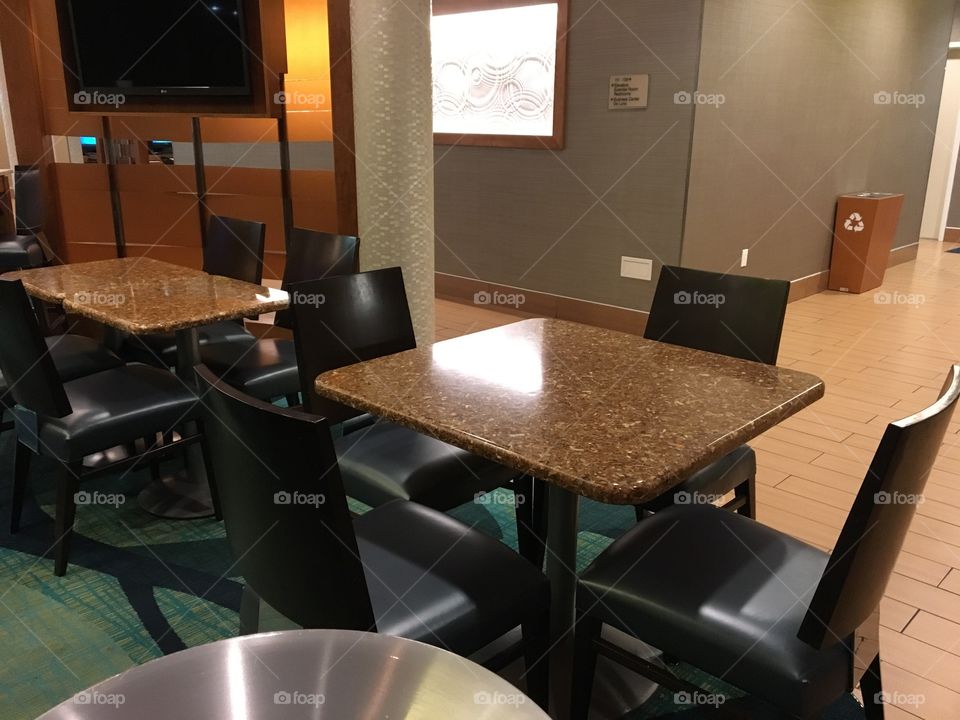 Hotel table