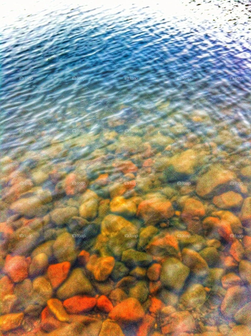 Lake rocks