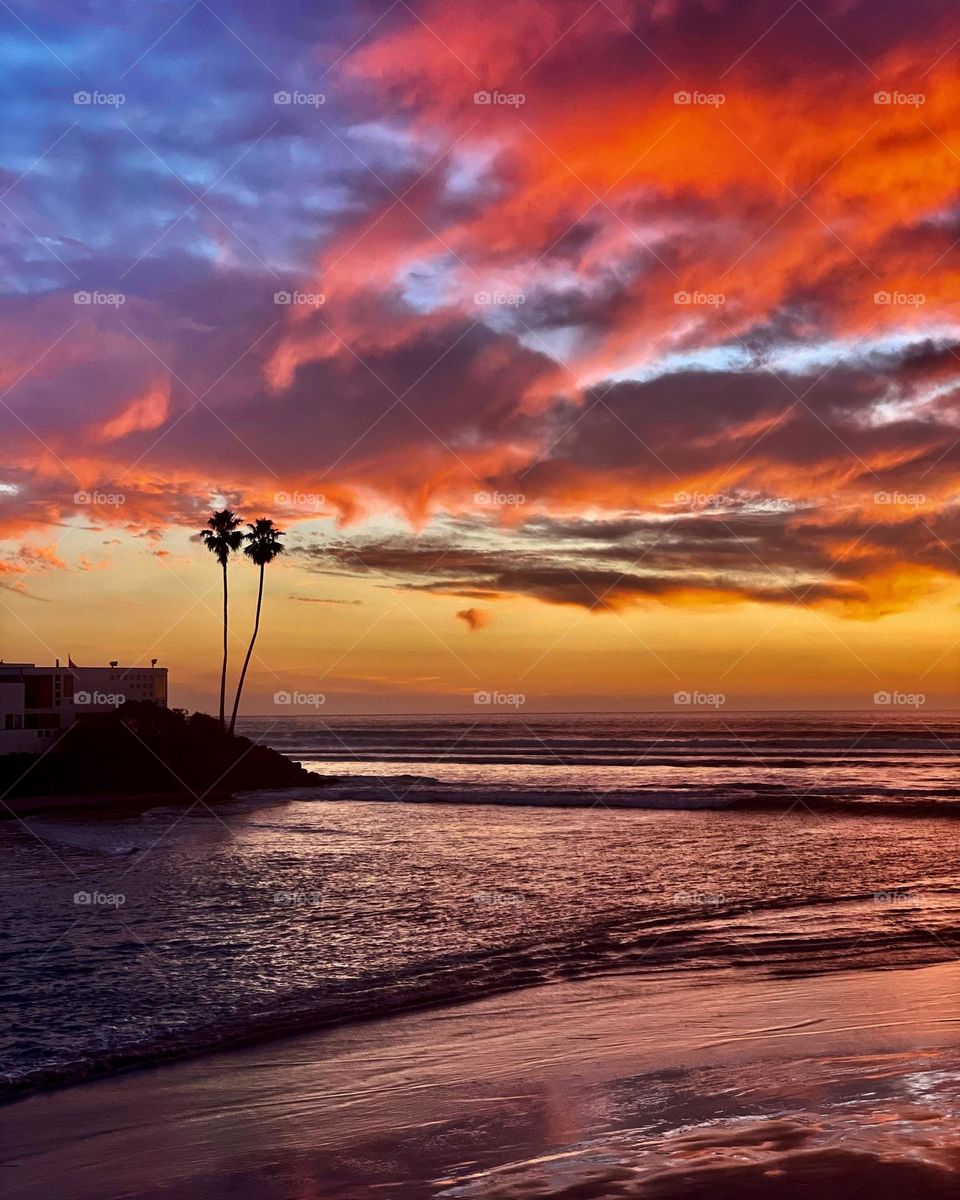 Beautiful , stunning, colorful sunset