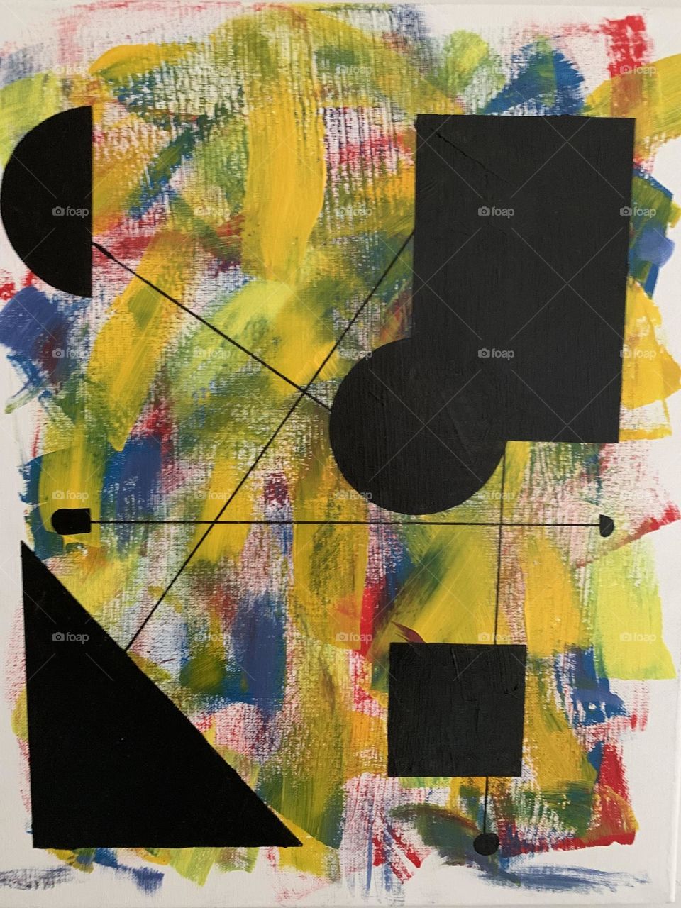 Abstraction with geometric shape