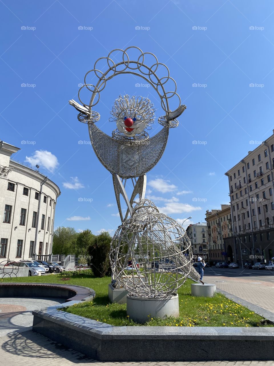 Statue in Minsk, Belarus