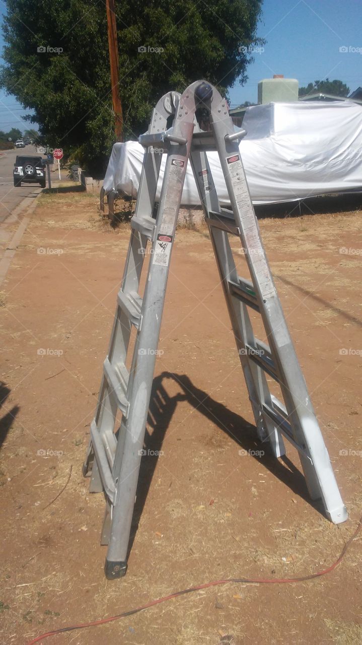 20ft extendable aluminum ladder