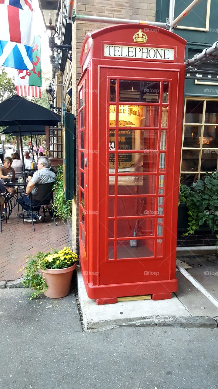 Phone booth Savannah GA