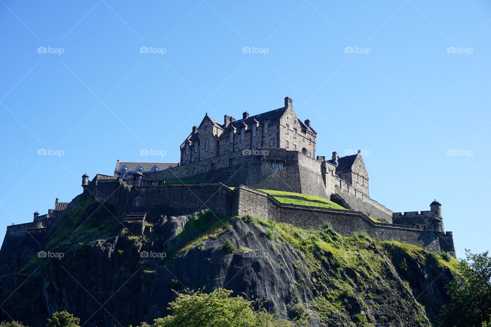 Low angle view of a castle