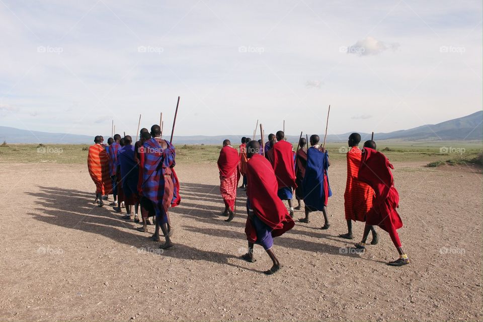 Masai walkabout