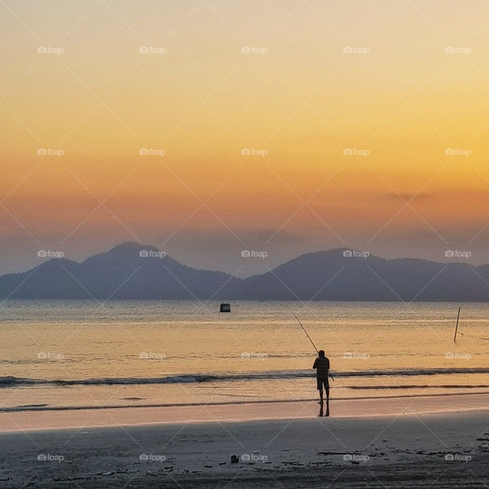 Um pescador
