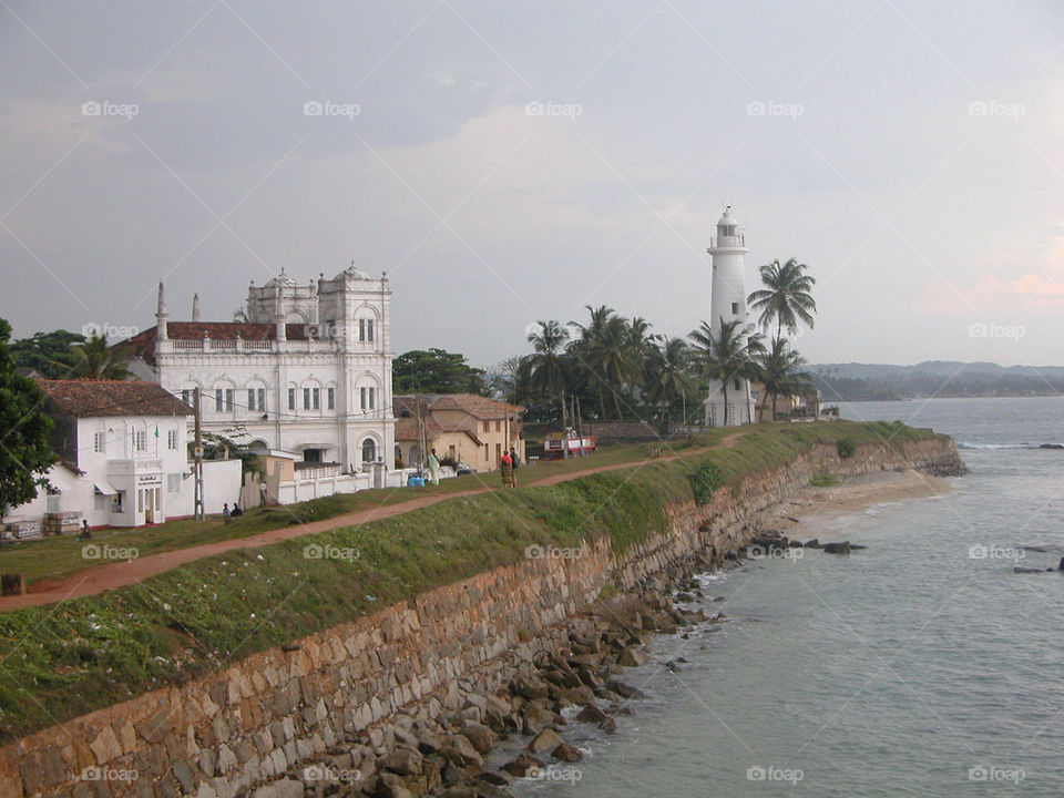 lighthouse indian ocean fort galle by jpt4u