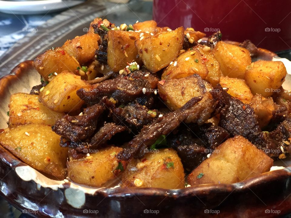 Beef and potatoes 