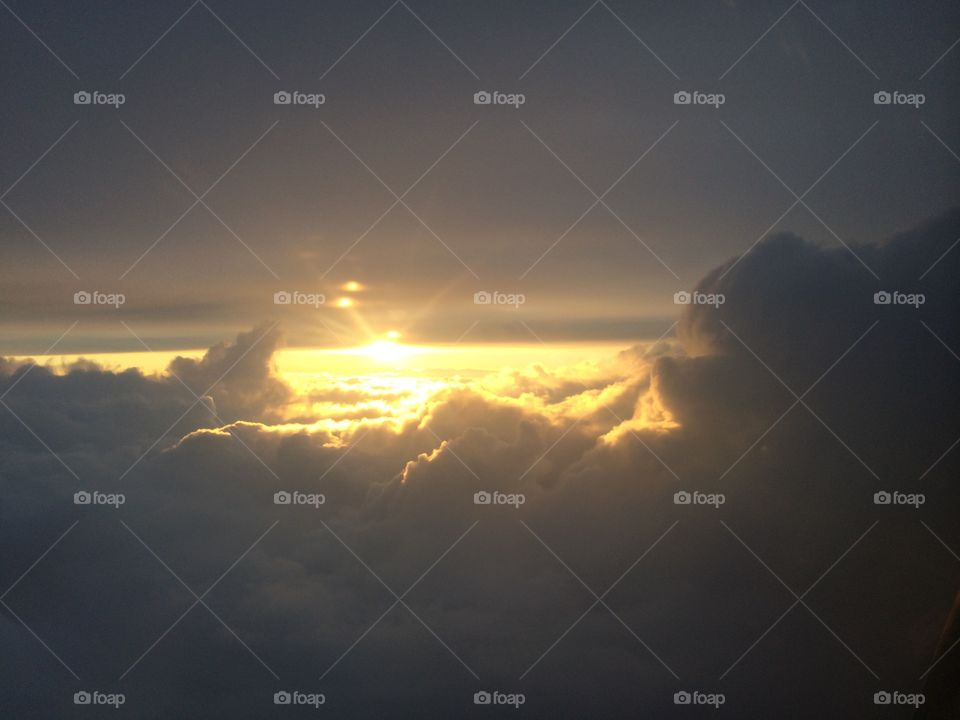 Hope shining from behind the clouds. 