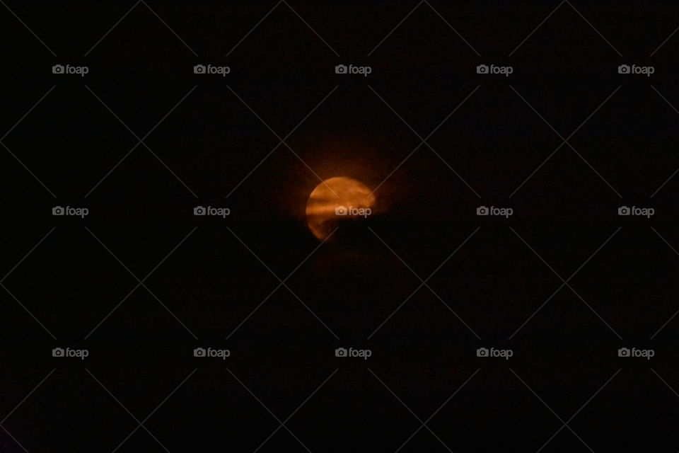 The eclipse. The moon was bright red. Creepy yet beautiful view of the moon. Rare to see.