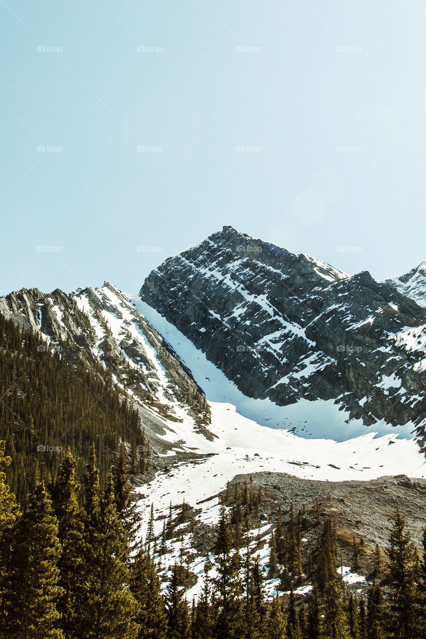 Peak at Banff National Park.