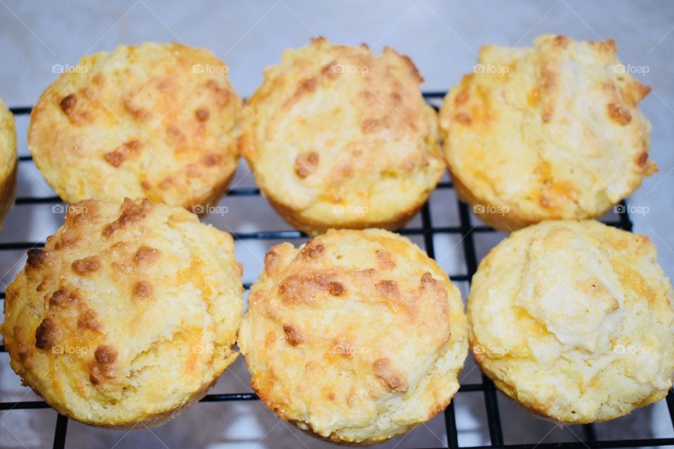 Cheddar cornmeal muffins 