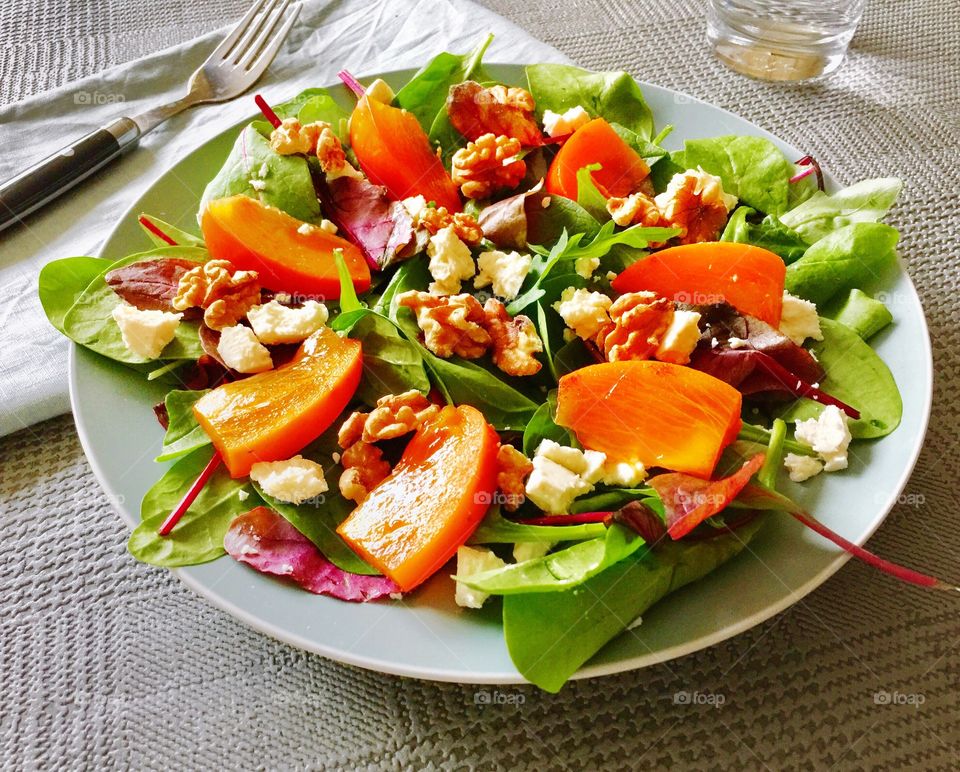 Close-up of salad in plate