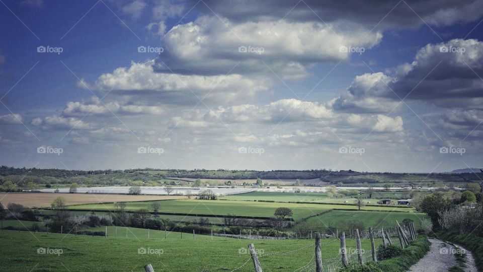 Vale of evesham. Worcestershire UK 