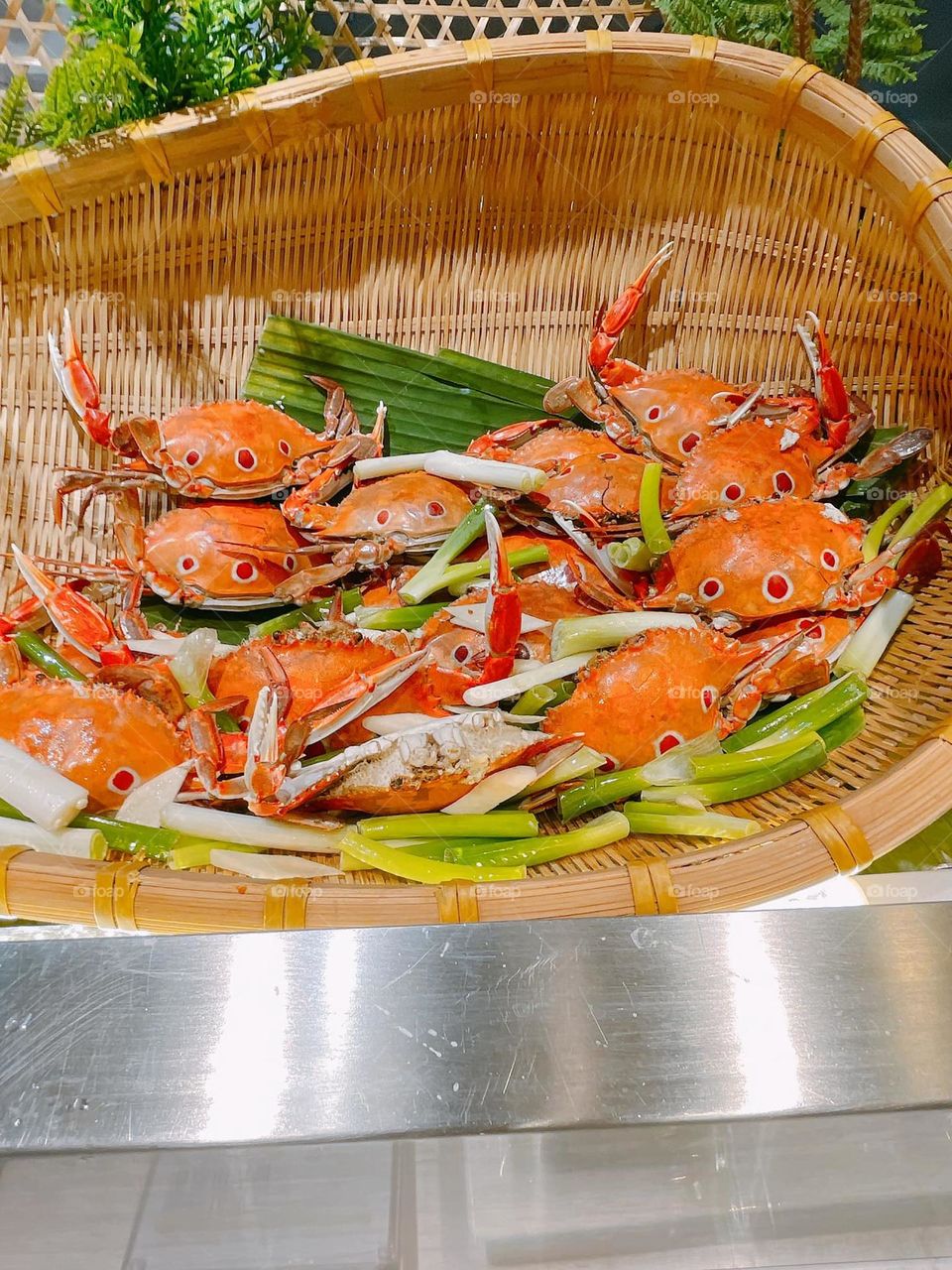 Delicious sea food crab meals