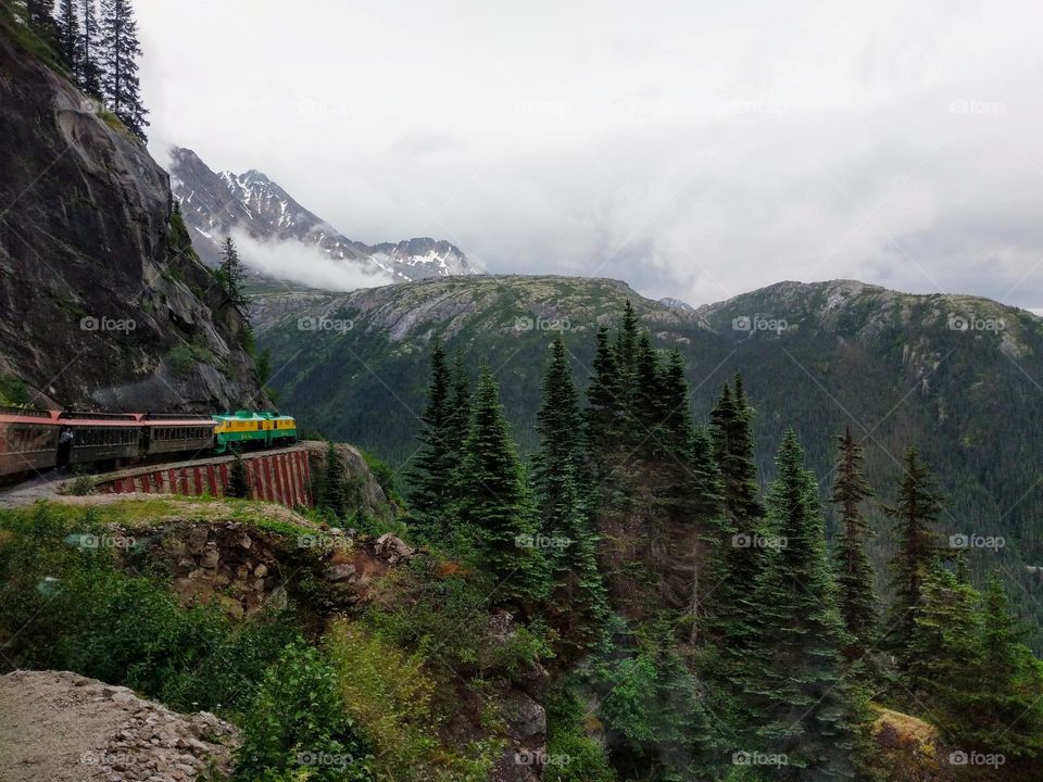 Alaska train ride 
